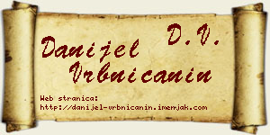 Danijel Vrbničanin vizit kartica